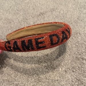 Orange 'Game Day' Headband